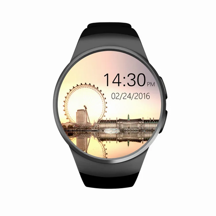 Продукт KW18 Смарт часы Android/IOS цифровые часы Bluetooth Reloj Inteligente SIM круглый монитор сердечного ритма наручные часы