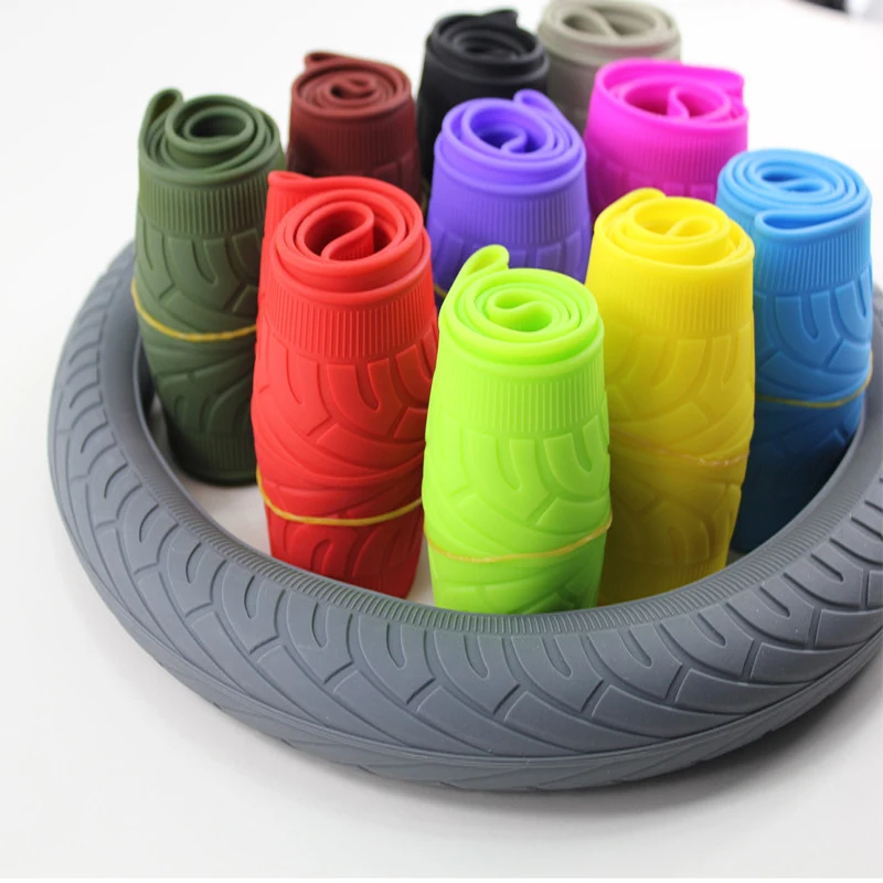 Soft Silicone Car Steering Wheel Cover Anti slip Breathable Four