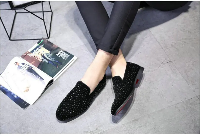 Men's Casual Shoes' Shoes Men Black Slip-On Summer Shoes Men Slip Mens Loafers Mens Loafers Flats Driving Shoe Size 46 47 48     (5)