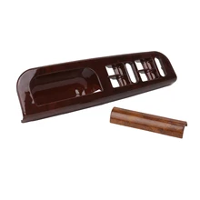 New Wood Grain Interior Door Window Switch Control Panel Bezel + Door Handle Trim For VW Jetta Golf GTI MK4 Passat B5 /