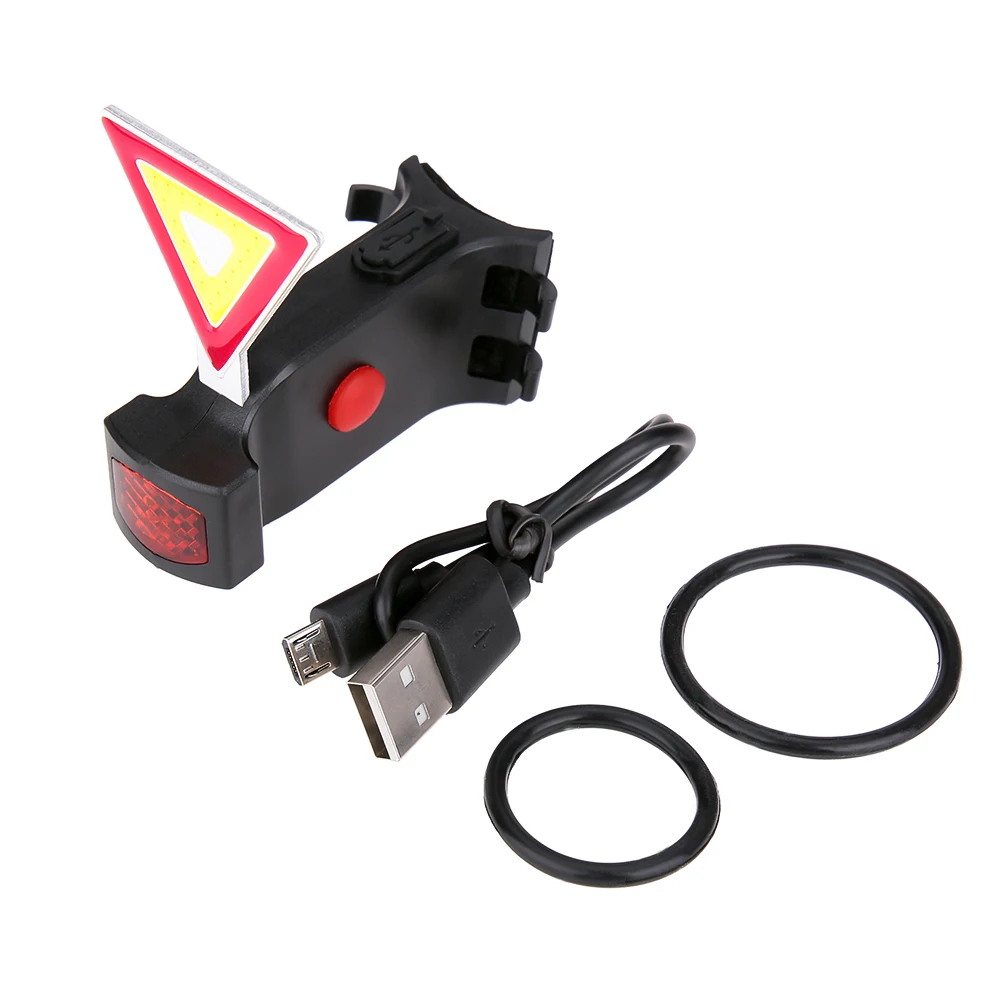 Discount 6 Mode Bike Light Cycling Bicycle Lights USB Rechargable IP63 Waterproof Taillight Warning Light for Mountain Road Bike Seatpost 4