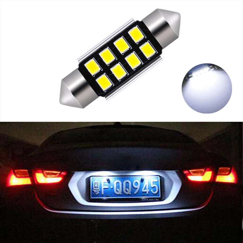 1x LED 36mm White Canbus C5W Bulbs 2835 SMD Interior Lights License Plate Light For Renault Megane 2|Фара для авто в сборе| |