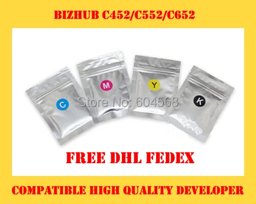 

High quality developer powder compatible for Konica Minolta Bizhub c452/c552/c652/452/552/652 Free Shipping DHL FEDEX