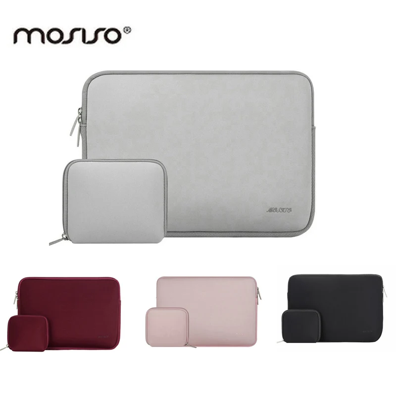 

MOSISO 11.6 13.3 15.6 Inch Laptop Sleeve Water Repellent Neoprene Case Bag Cover for MacBook Air Pro Ultrabook Netbook Tablet