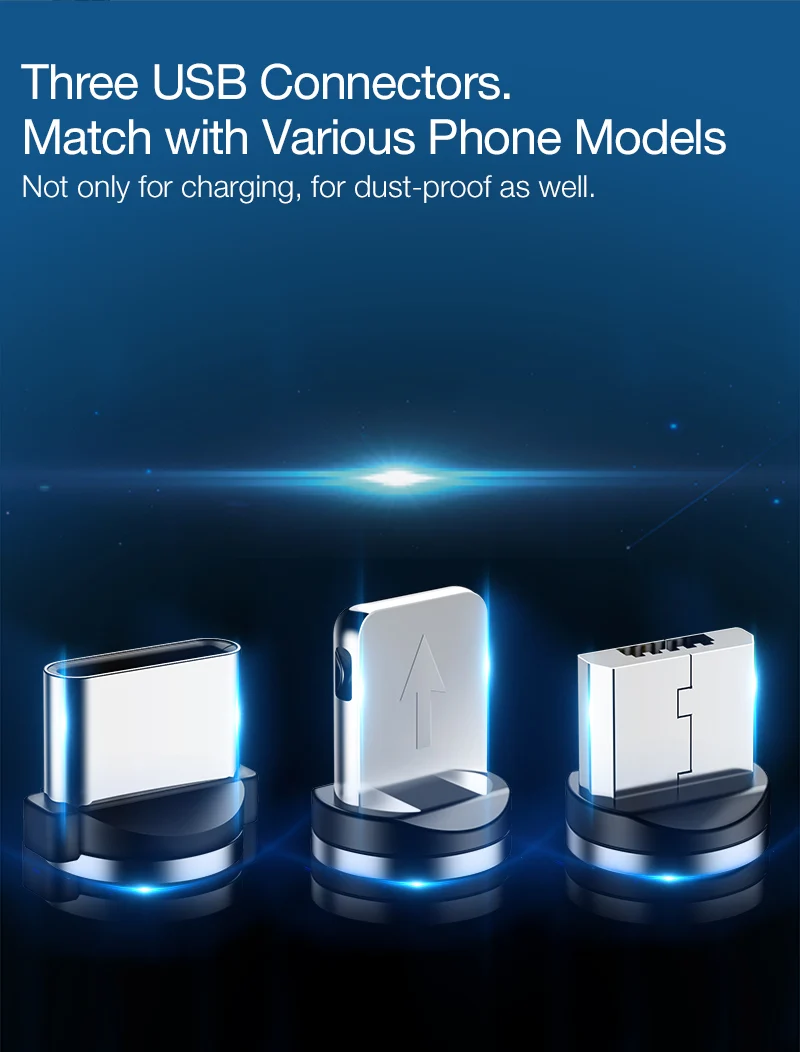 CAFELE Магнитный usb-кабель для iPhone, кабель USB type-C, микро Магнитный зарядный кабель для samsung S10 S9 Plus, huawei, Xiaomi