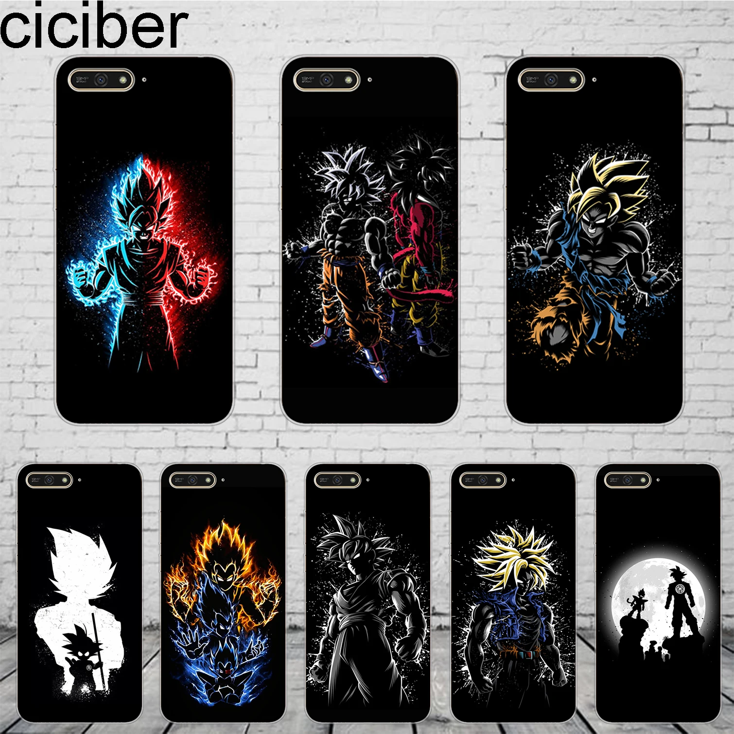 

ciciber Dragon Ball Goku For Honor 10 9 8 Pro Lite X C Play Phone Case For Y 9 7 6 5 Prime Pro 2017 2018 2019 Coque Soft TPU