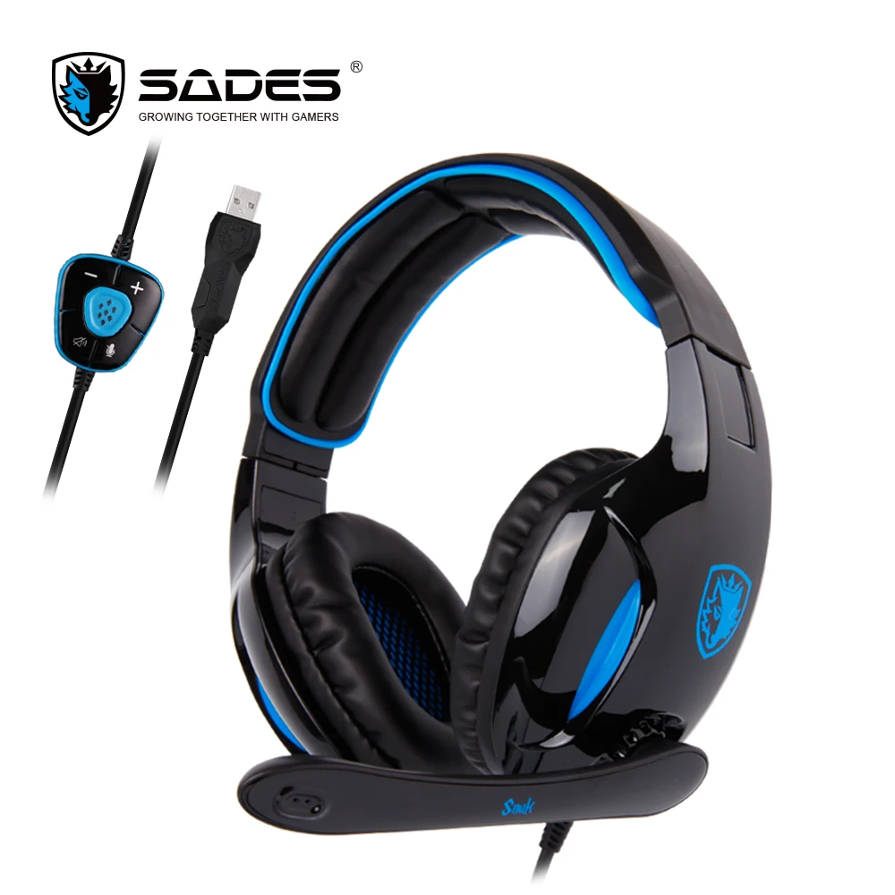 SADES SNUK профессиональная виртуальная игровая гарнитура 7 1 с объемным звуком