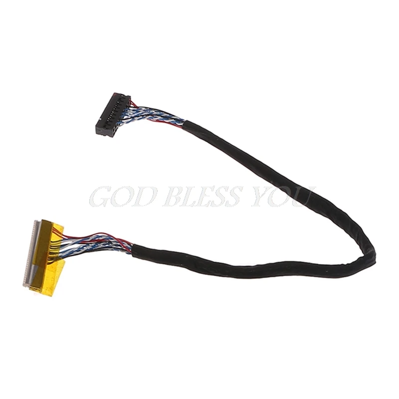 Для универсального FIX 30 Pin 1ch 6bit LVDS кабель 26 см для 14 1 15 6 дюймов ЖК панель горячая