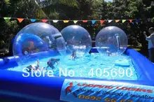 water sphere running inside rolling human hamster ball agua bola