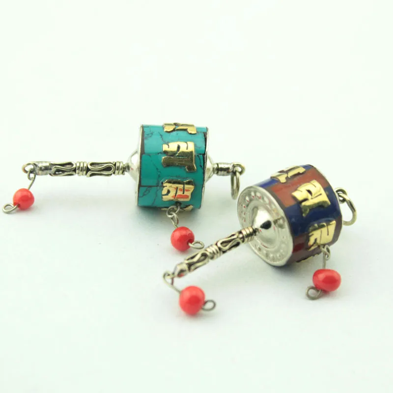 TEVIDA R75 тибетские серебряные медные Бусы Ретро молитва Непальские Подвески