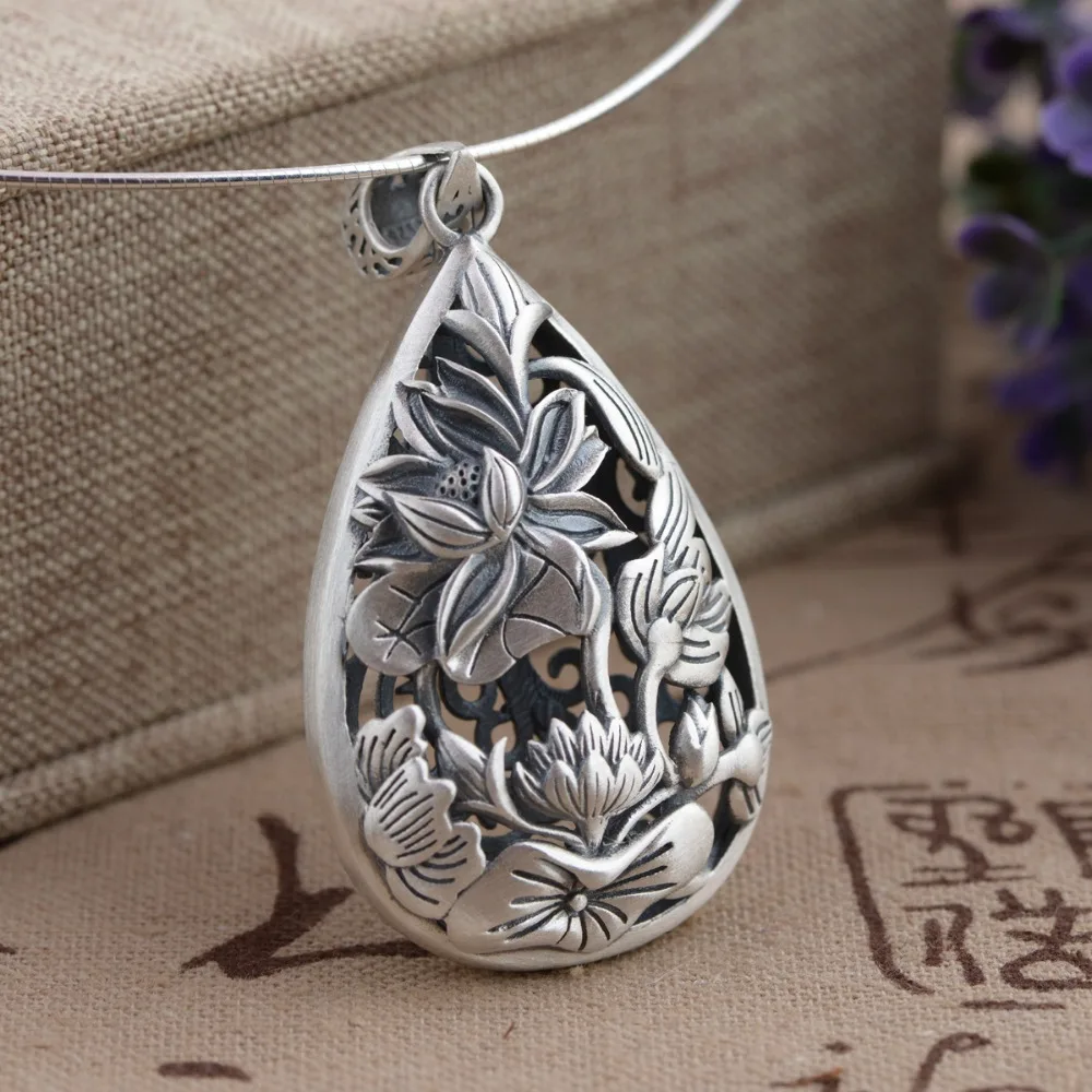 BALMORA Real 990 Sterling Silver Oco Flor