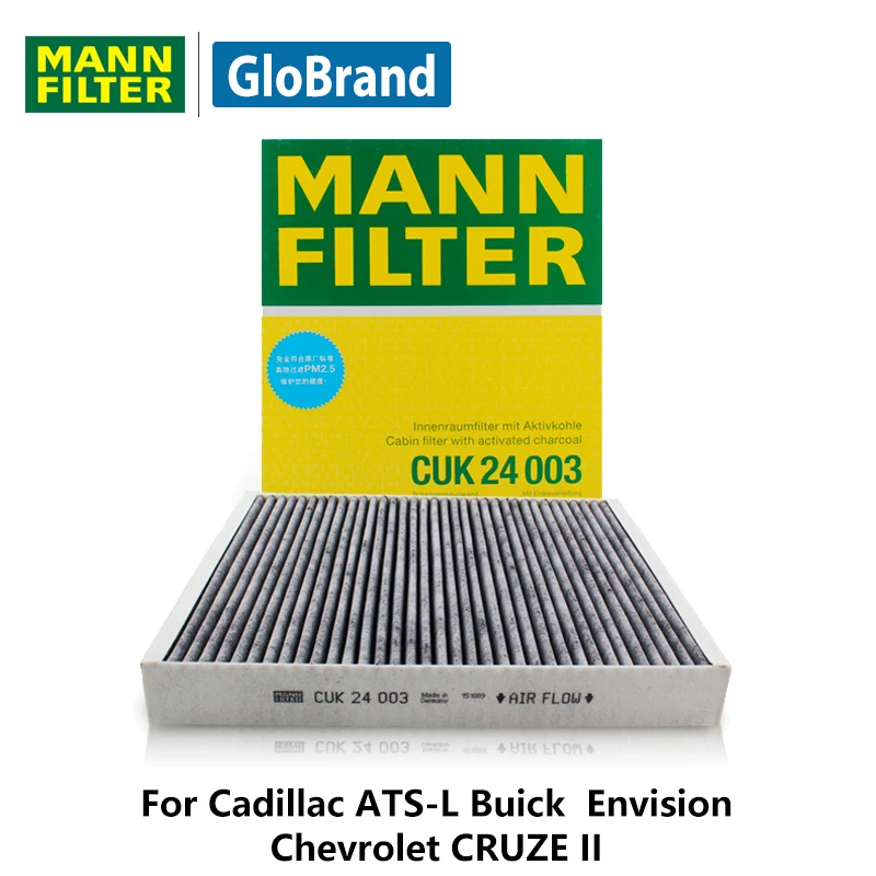 MANNFILTER Carbon car Cabin Filter CUK24003 for Cadillac ATS L Buick