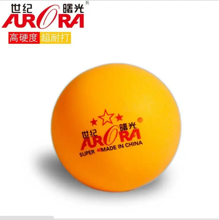 New 1000Pcs super 3-Stars 40mm  Advanced Training Table Tennis Balls Ping pong Ball ARORA Orange free shipping