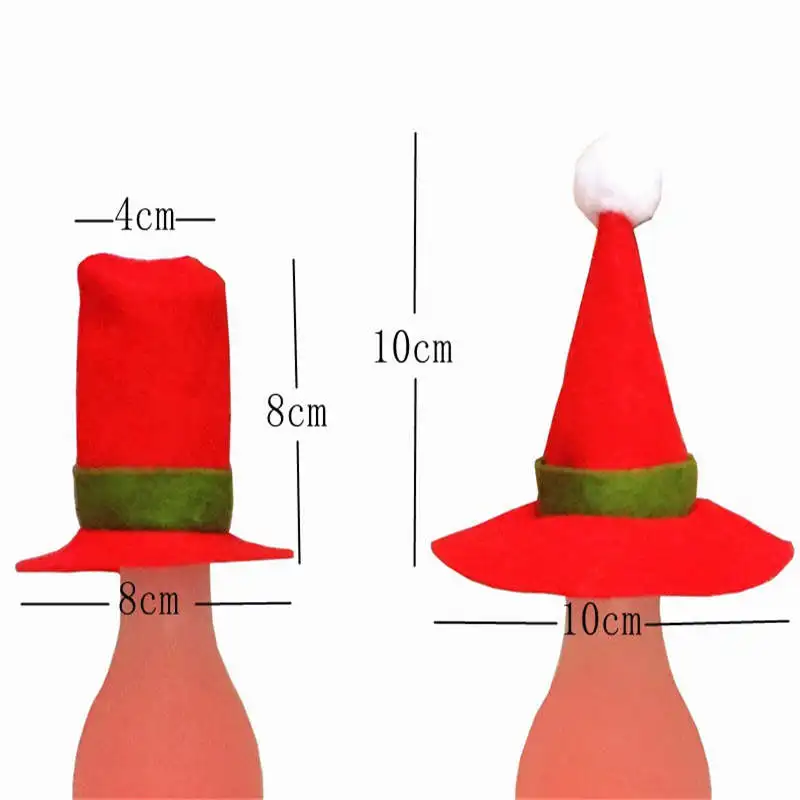 Christmas Wine Bottle sets Candy Sack Santa Socks Stocking Gift Xmas Decor Bags #2n27 (4)