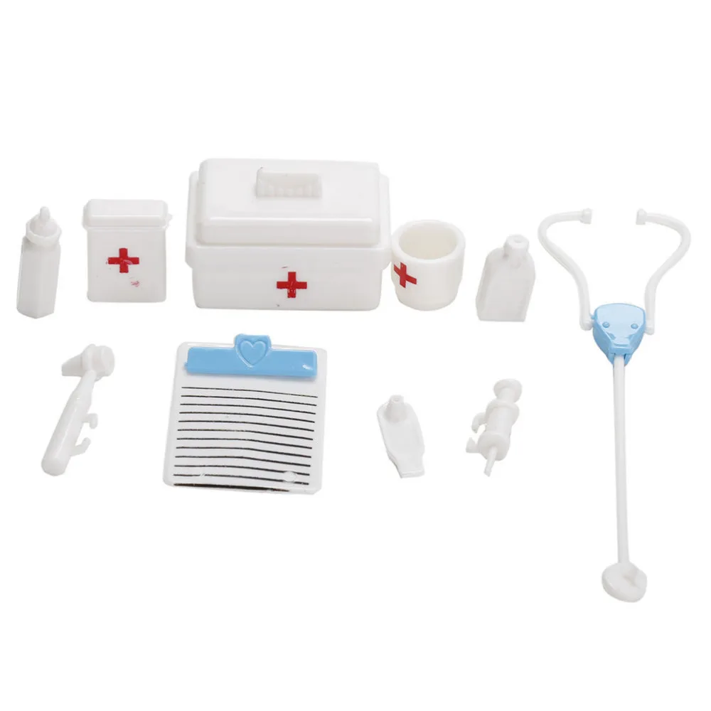 New Hot Selling One Set Fashion Doll Accessories Toy medical kit Doll Pet Toys For dolls