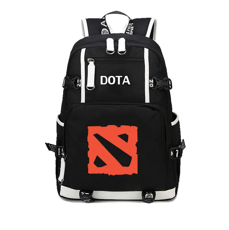 

Game DOTA 2 backpack cosplay canvas for teenagers Men women's Student bookbag Shoulder Laptop Printed Rucksack Travel Package