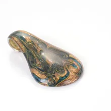 Ручная работа, муранское золото, песок, лэмпворк, стекло, 4 цвета, круглая подвеска, подходит для женщин, девушек, вечерние, подарок