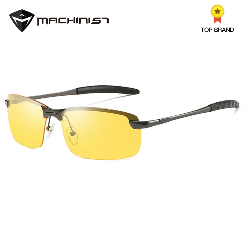 

Night Vision Glasses Goggles Driving Night Luminous Polarized Light Driving Goggle Metal UV400 Frameless Glasses