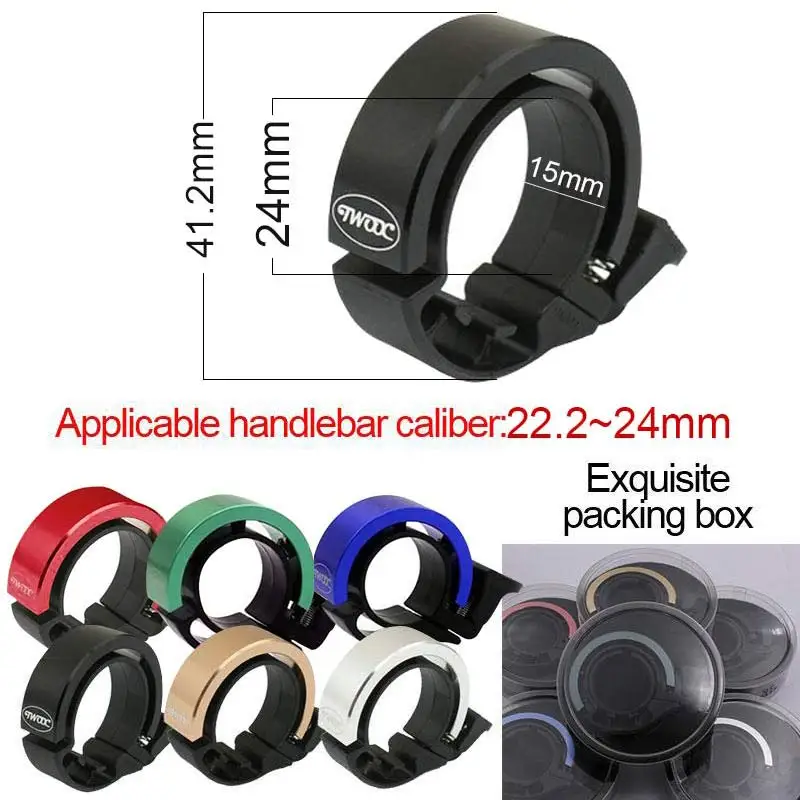 

Shark Tiger 22.2-24mm Bicycle Ring Bell Fashion Ring Bell Mountain Bike Bicycle Bell Small Caliber Cycling Remind Bells