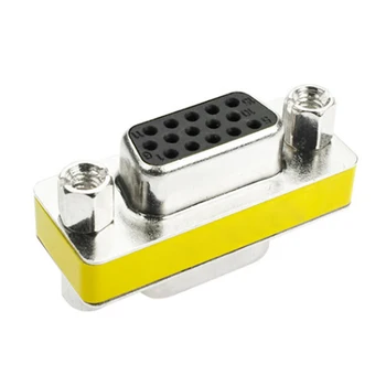 

10PCS Female to Female 15 Pin VGA Convert adapter VGA wire connecting head extension head 15 holes to 15 holes