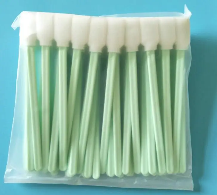 

100PCS JACA 100Pcs Cleaning Swabs Sponge Stick For Roland/Epson/Mimaki/Mutoh Eco solvent printer Cleaning Swab