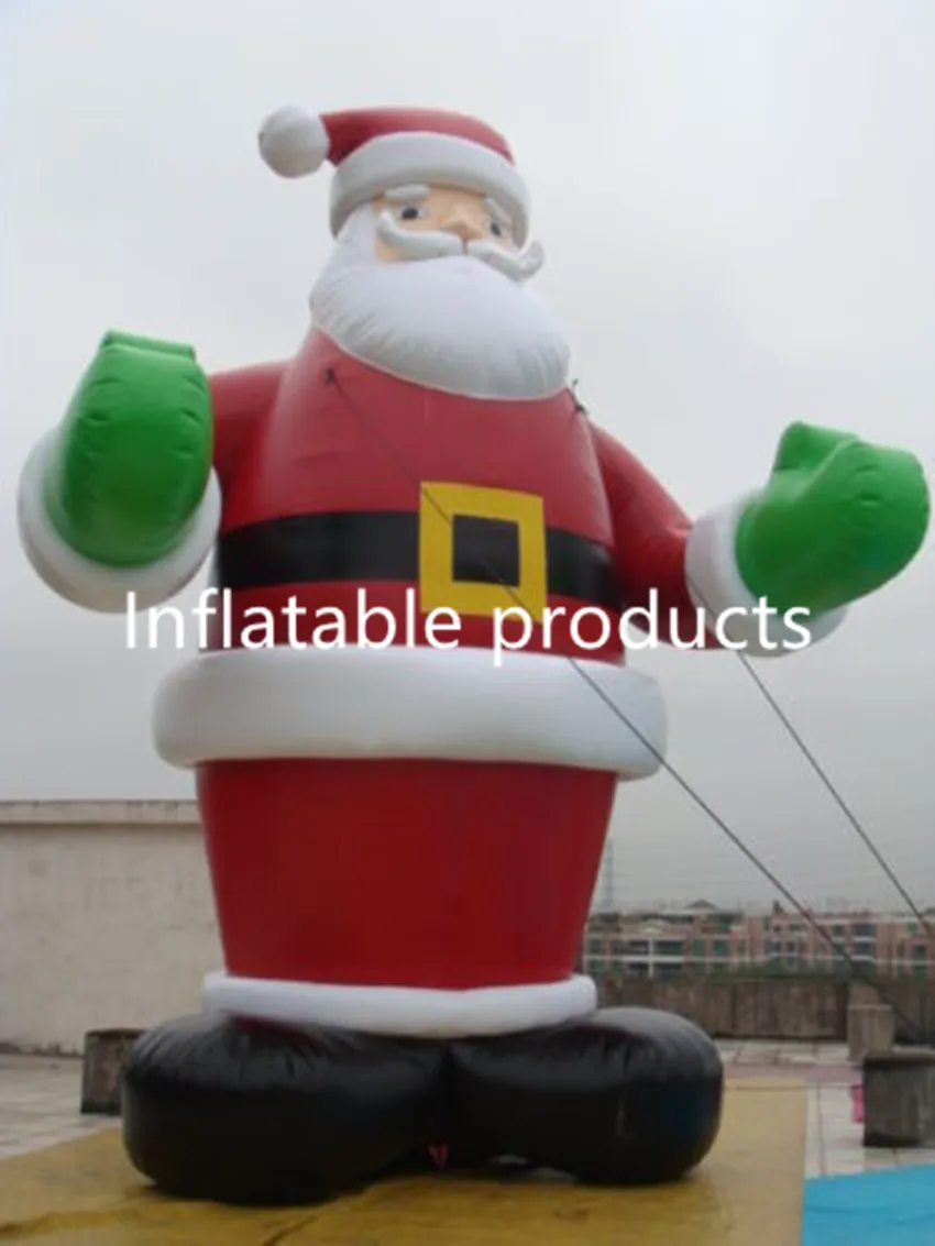 26ft 8M Inflatable Advertising Promotion Giant Christmas Santa Claus W Blower   Brand new y317