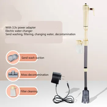 

Aquarium Electric Water Purifier Vacuum Cleaner Fish Tank Supply Hose Cleaning Aquarium Accessories Cleaning Tool Aquarium Tank