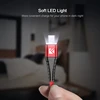 Novedoso pack de LED USB de tipo C Cable de carga rápida USB-C de carga rápida cargador de tipo C USB tipo-C de datos cable para Samsung Galaxy S9 S8 Plus ► Foto 3/6