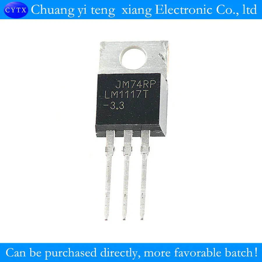 LM1117T 3 Φ chip регулятор напряжения низкая разница давления + V TO 220 10 шт./лот|voltage