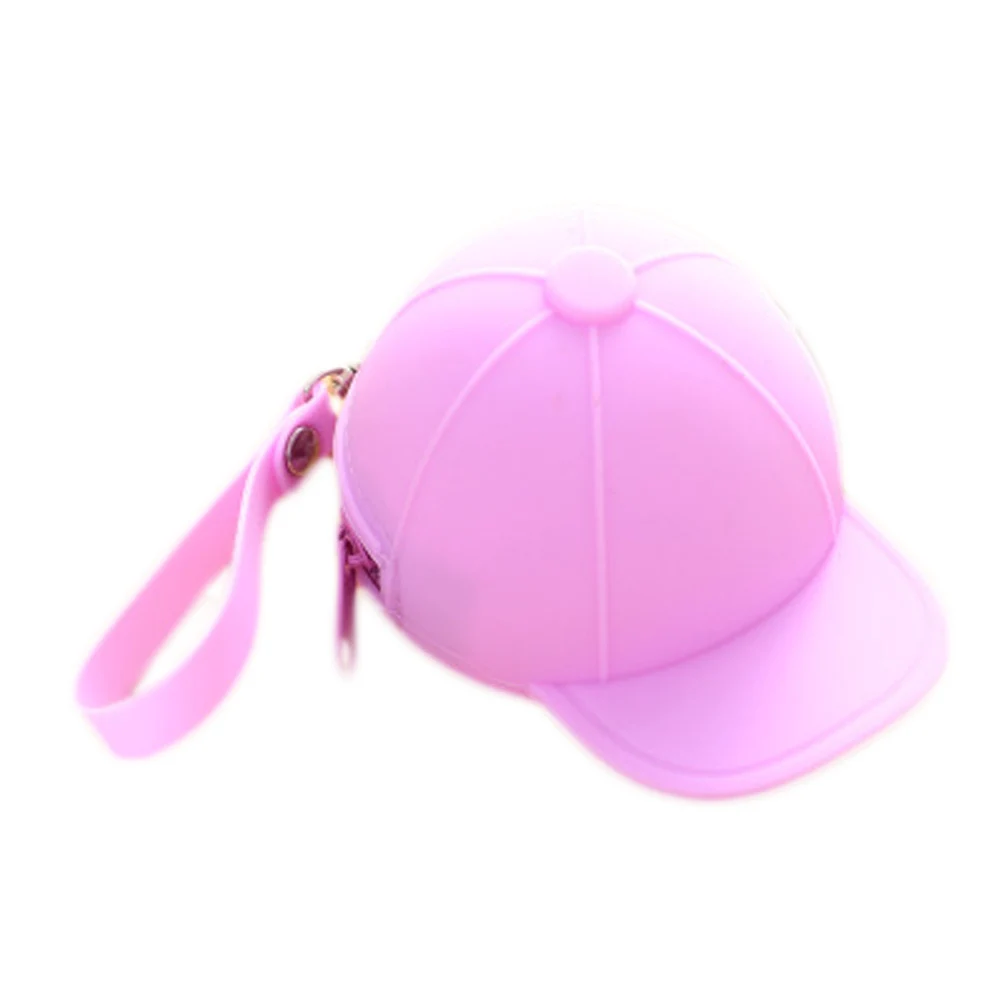 Кепка стиль шляпы желейного леденцового цвета силиконовый кошелек для монет детский подарок мультфильм трендовая мини сумка дамская сумочка для мелочи женские смарт-кошельки - Цвет: PP