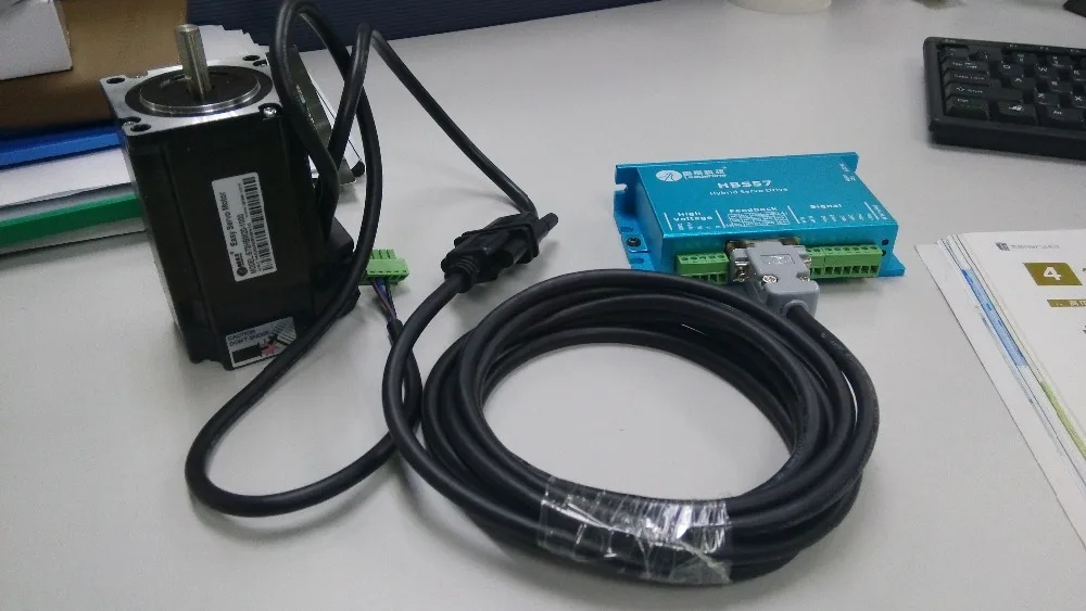 Оригинальный гибридный сервопривод Leadshine nema24 3 Нм HBS57S + 60HBM30 1000 шаговый двигатель с