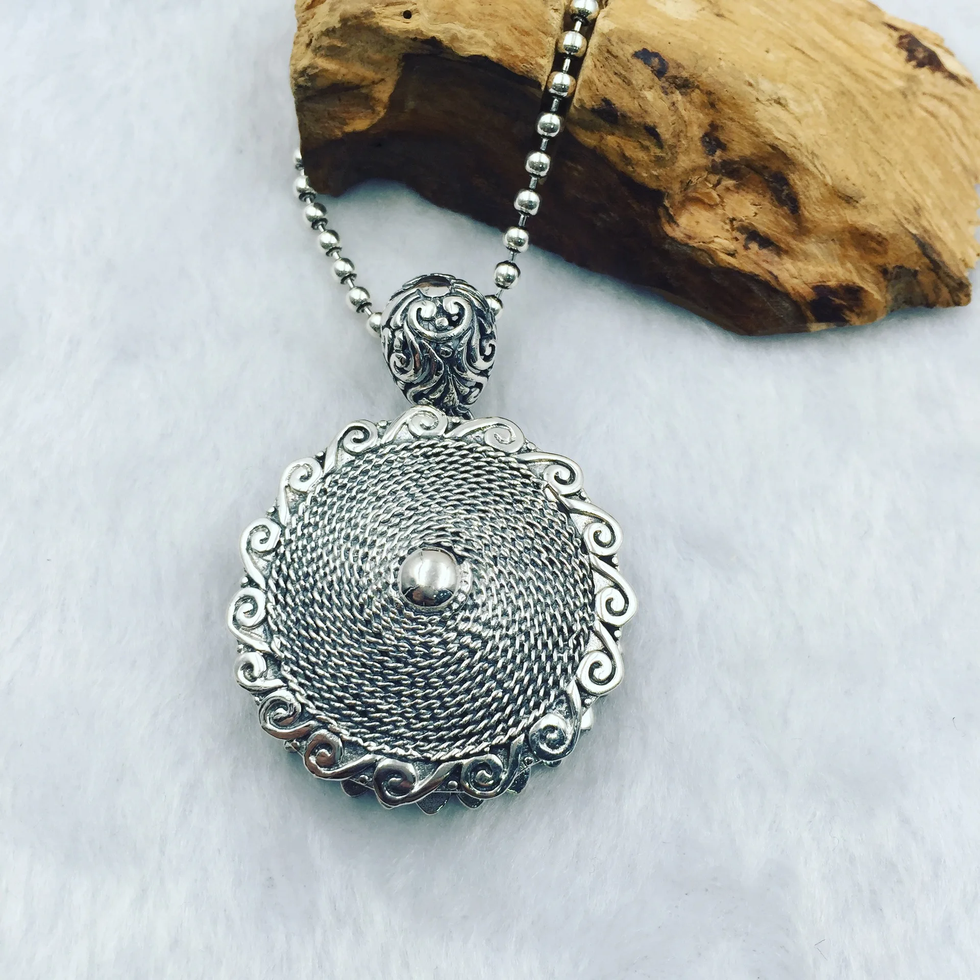 

S925 pure silver intime hats Silver Pendant
