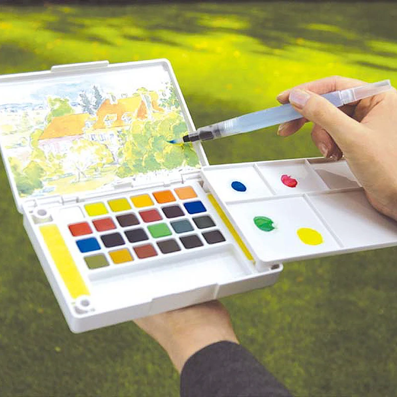 Sakura Solid paint 72 color transparent solid watercolor suit