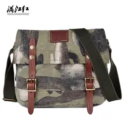 MANJIANGHONG одноцветное Мужская сумка мужская парусиновая мужской crossbody сумки бизнес Холст сумки для подросток дорожная сумка Камуфляж