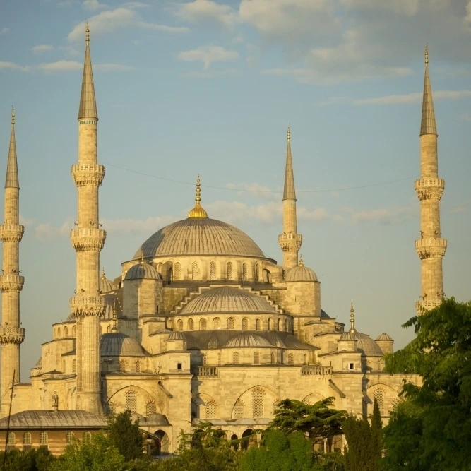 Sultan Ahmed Mosque; Istanbul  Turkey Poster Print (38 x 24)