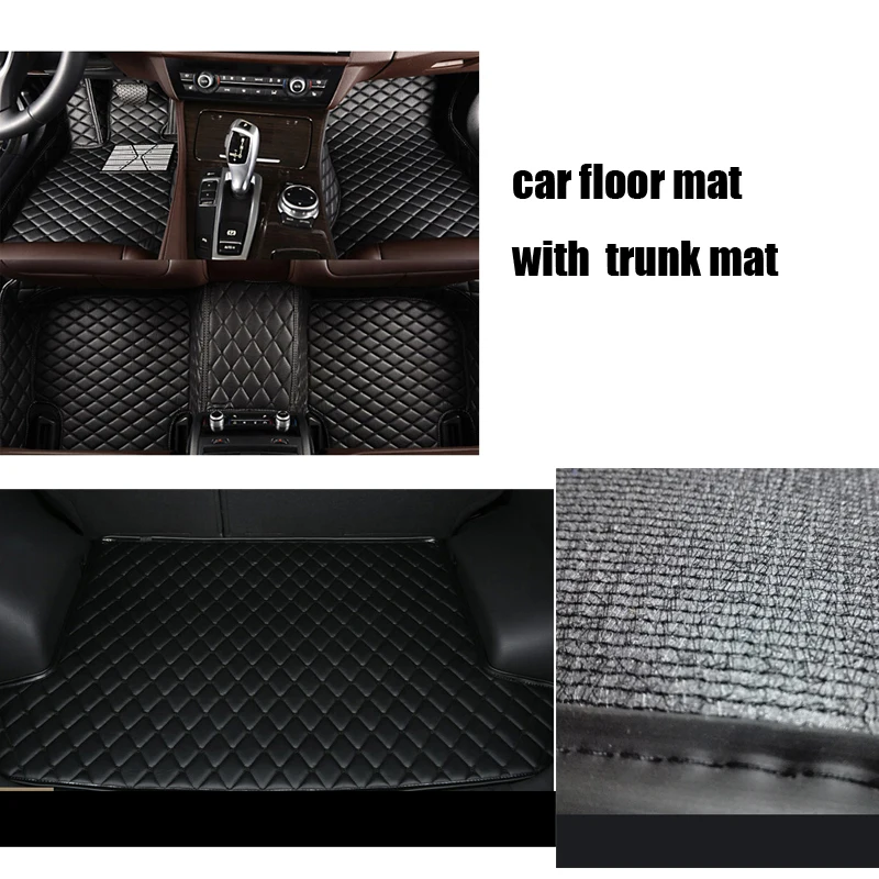 

Custom fit car floor mats and trunk mats