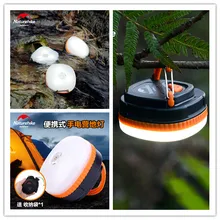 Naturehike Factory sell Portable Camping Tent Emergency Light Portable Mini Camping Magnetic Tent lamp tent 3 modes Lantern