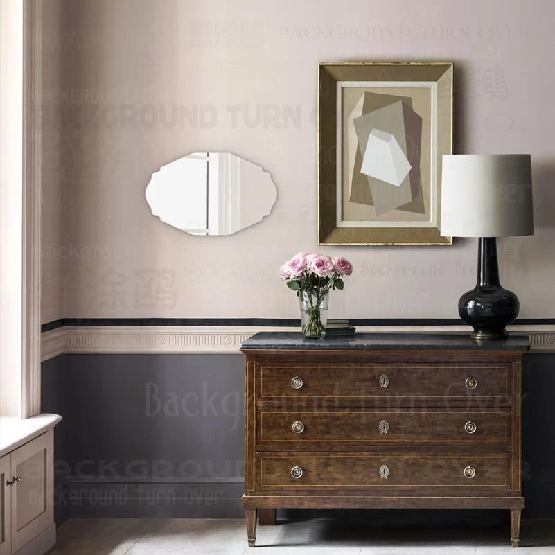 

Oval Bathroom Wall Table Mirrors Framed Acrylic Shaving Large Mirrored For Mounted Small Nursery Mirror M014