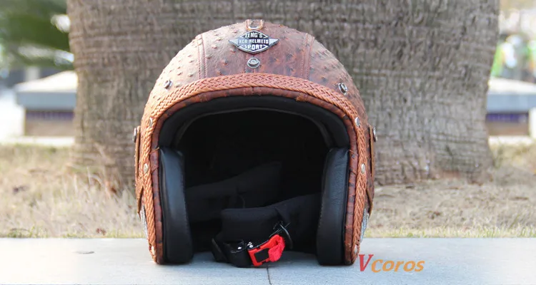 Новое поступление capacetes cascos casque moto ручная работа Ретро винтажный Мото шлем queiro шлем с открытым лицом rcycle шлем