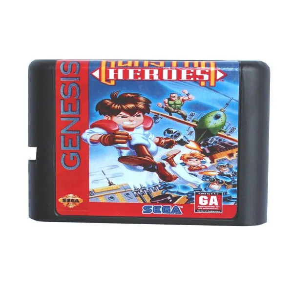 Игра Sega Mega Drive card-Gunstar Heroes для 16 бит игра Sega Mega Drive картридж Megadrive Genesis система