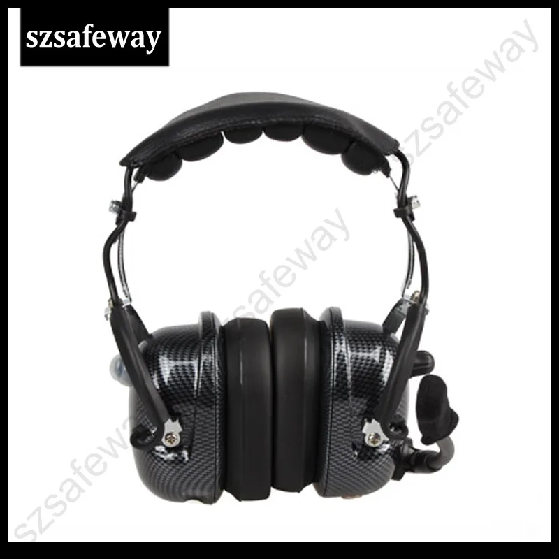 High quality heavy duty two way radio noise cancelling headset with boom mic heaphone for Vertex 3