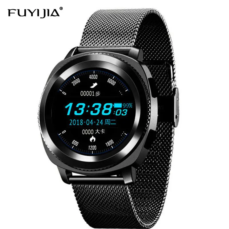 FUYIJIA HD Intelligent Couple Watch 2019 New Brand Men Smart Watch Sports Waterproof Woman Watches Heart Rate Monitoring Relogio