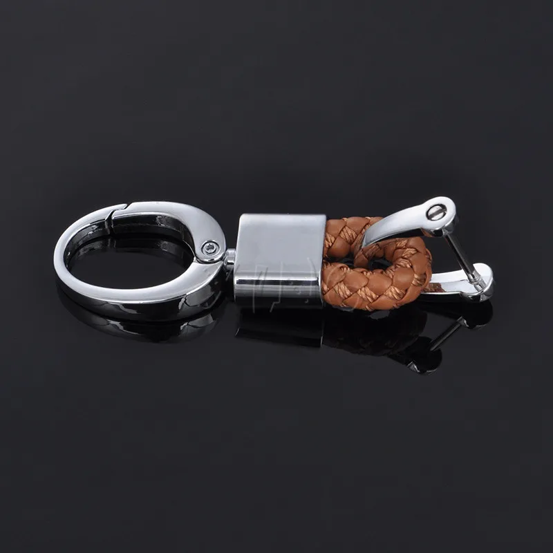 Плетеный кожаный брелок для ключей автомобильных Mercedes BMW Audi Volkswagen VW Ford Nissan Toyota