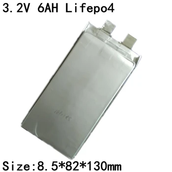 

8pcs 3.2v 6Ah Lifepo4 Lithium Rechargable Battery 3.2V 5C Bateria for 24v Bike Car Bicycle Motor Meter Backup Power Wheelchair