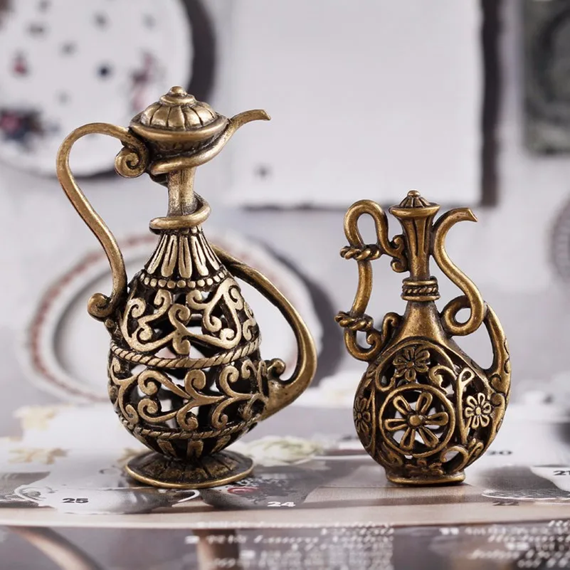 dollhouse Brass Kettle