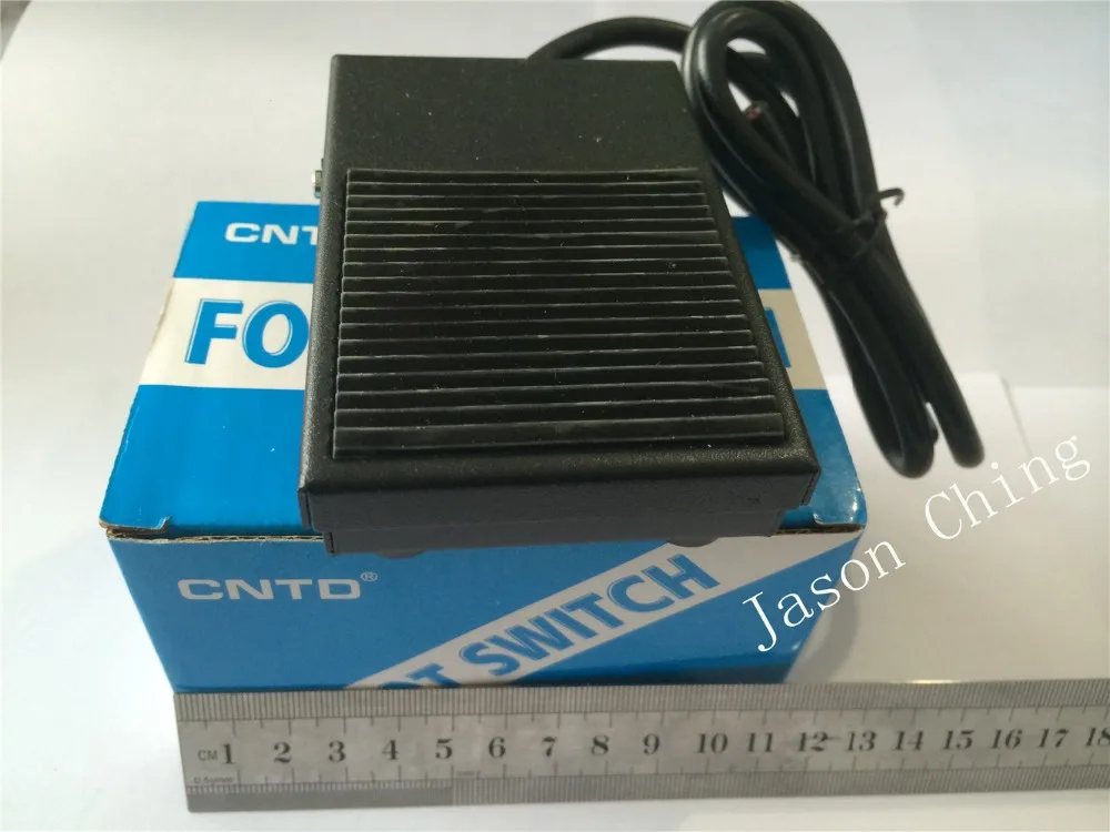 1pcs CFS-1 10A 250VAC Foot Switch Power Pedal FootSwitch 1NO 1NC