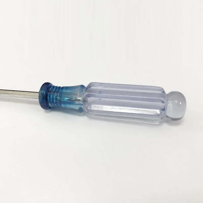 5 шт. "-" один тип маленькая отвертка прозрачный кристалл ручка 3*75 мм