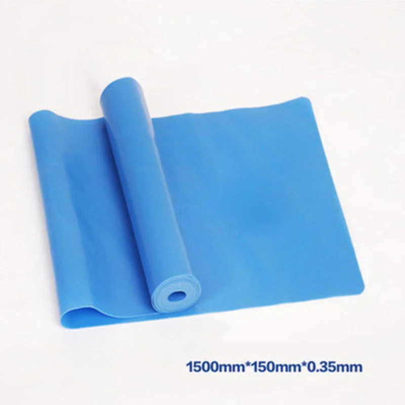 Фитнес Эспандеры для упражнений каучук Йога 150 см лента-Эспандер для фитнеса резиновые петли для тренажерного зала - Цвет: Blue
