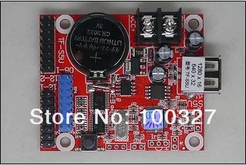 

TF-S5U TF-S6 Supplies LED display asynchronous control card for single and double colour 2pcs/lot Drop free shipping