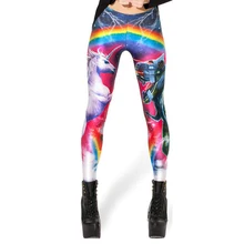 2017 Summer New Fashion Design Leggings Horse Color Printing Chinese Folk Style Pants Sexy Slim Woman